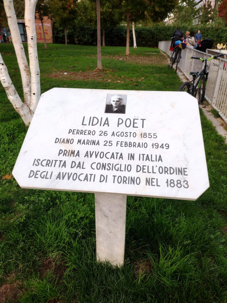 commemorazione Lidia Poët